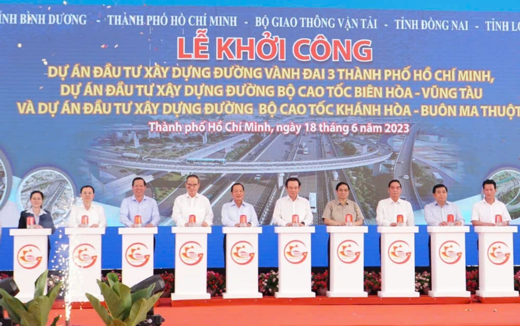 LỄ ĐỘNG THỔ ĐƯỜNG VÀNH ĐAI 3 TP.HCM – GÓI XL7