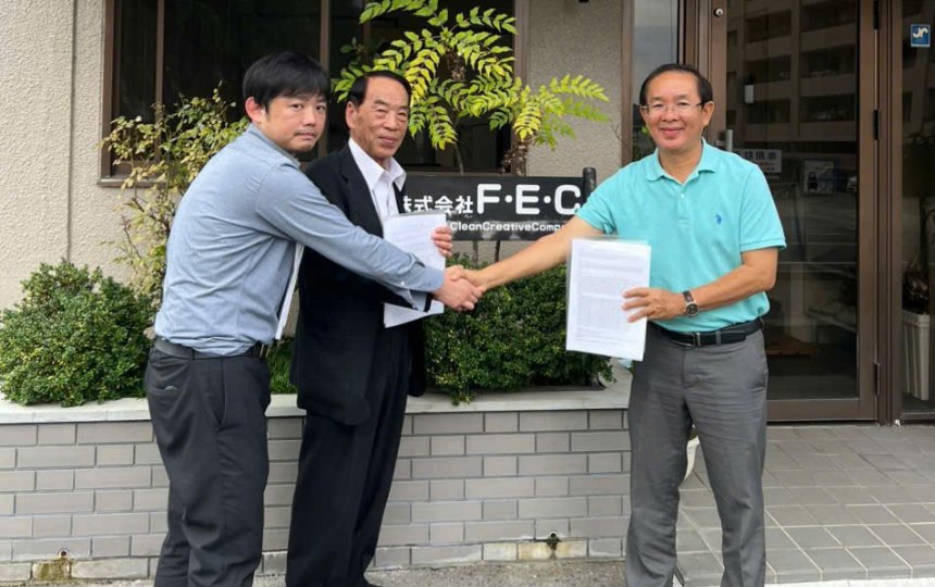tập đoàn ký KẾT hợp đồng chuyển giao công nghệ với F.E.C NHẬT BẢN