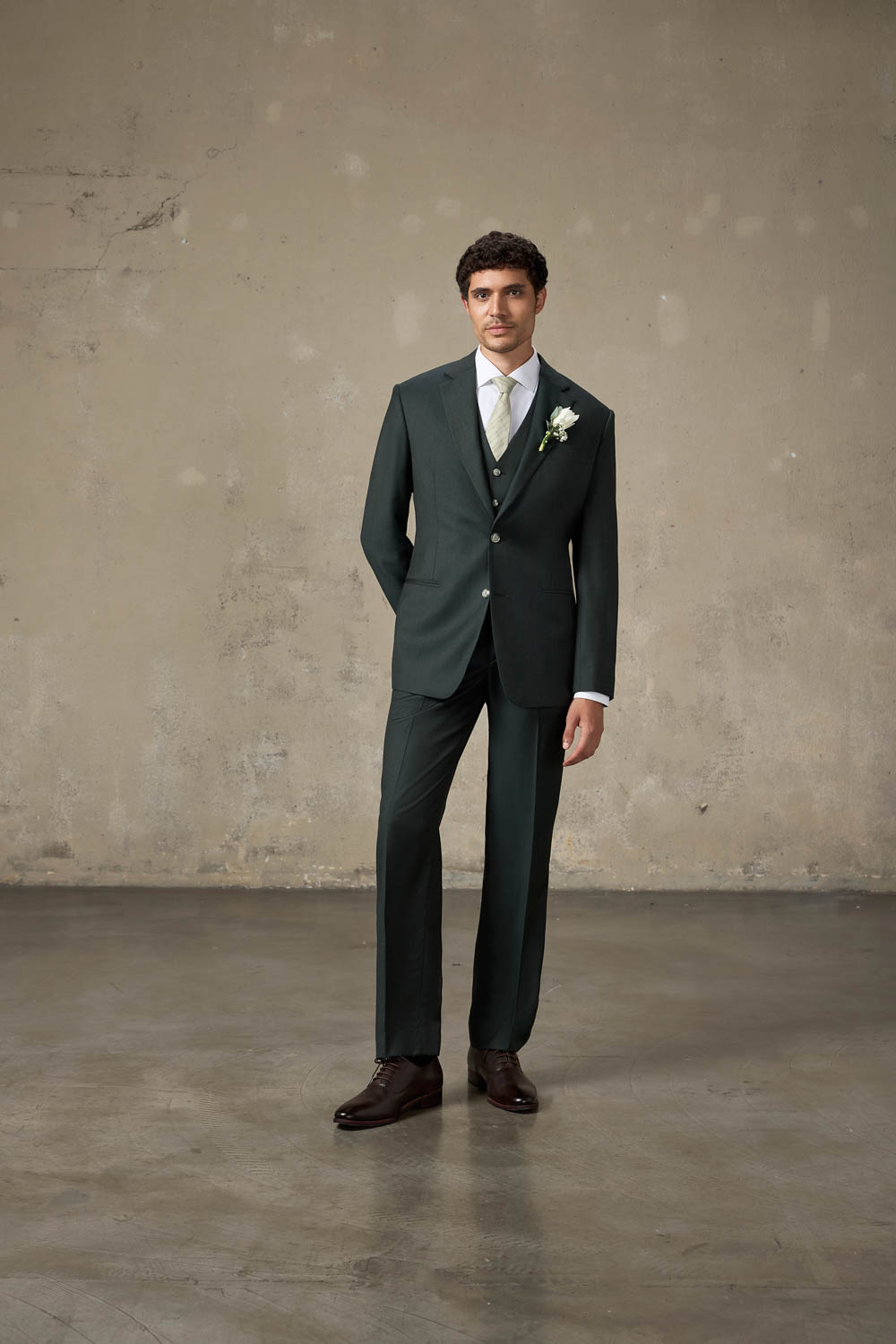 LOOK 2 | Evergreen Suit Three-Piece
